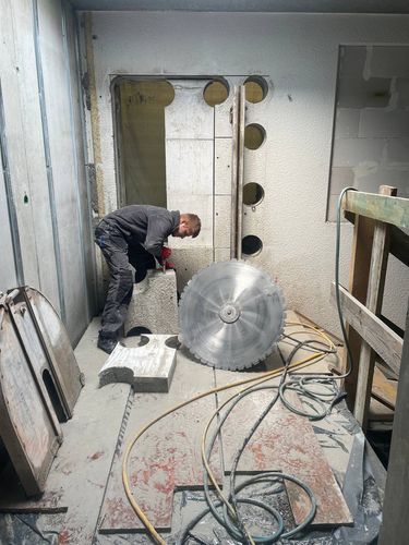 Wandsägearbeiten zur Realisierung neuer Raumkonzepte